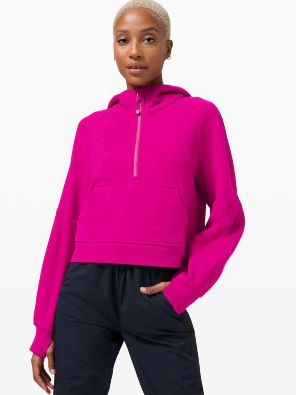 Lululemon Scuba Oversized 1/2 Zip Hoodie
Ripened Raspberry Sz M/L